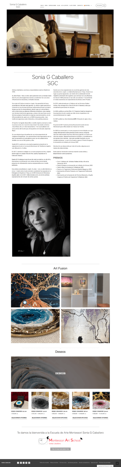 Restyling Web SoniaGCaballero