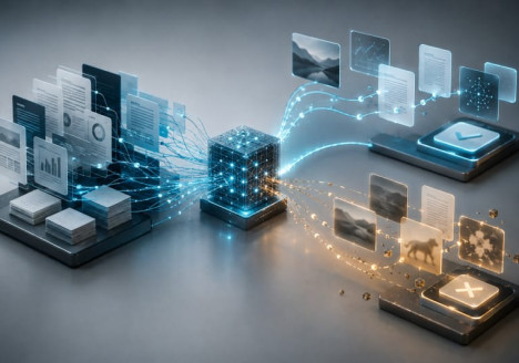 Sistema de inteligencia artificial separando información verificada de datos inventados