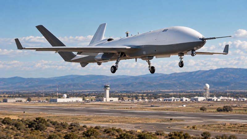 Aeronave de investigación realizando pruebas de vuelo autónomo