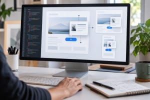 CSS Anchor Positioning relacionando un botón con un panel emergente en una interfaz web